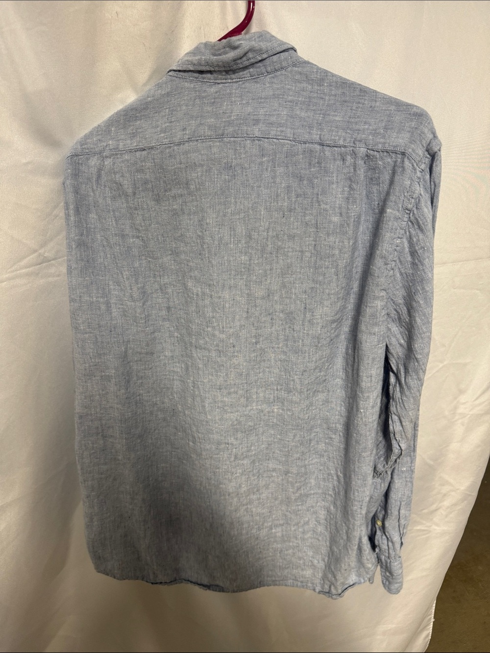 J. Crew Pale Blue Linen Button-Down Shirt - Picture 5 of 5
